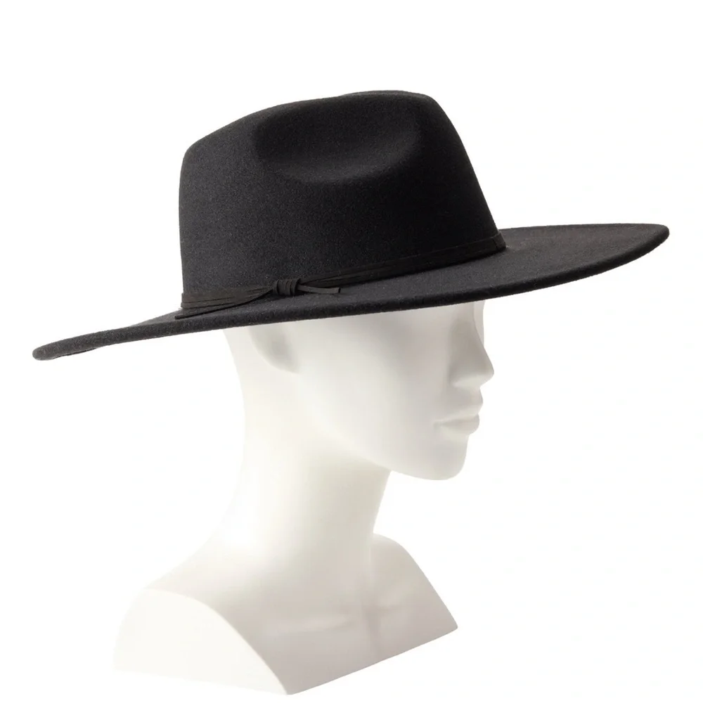 Sonoma Black Wide-Brim Hat